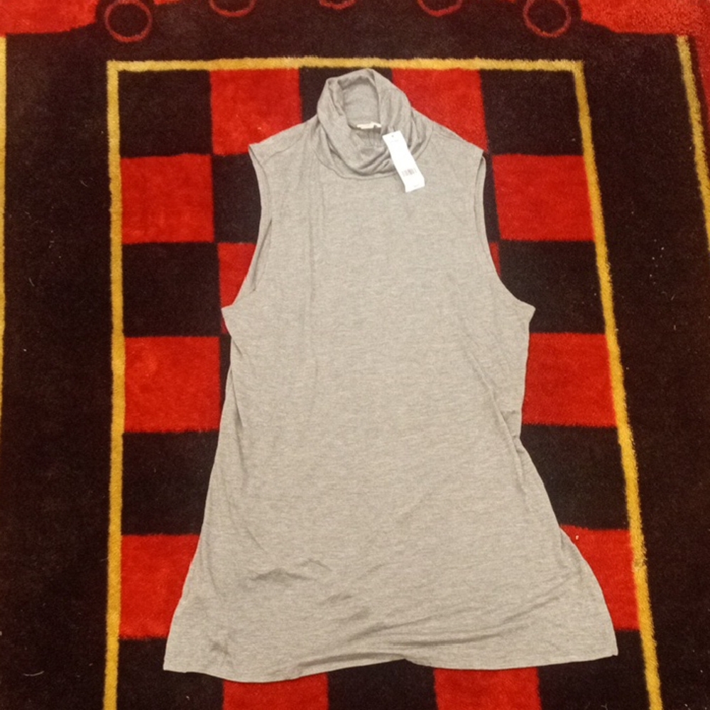 Garage Turtle Neck Tunic Tank Top